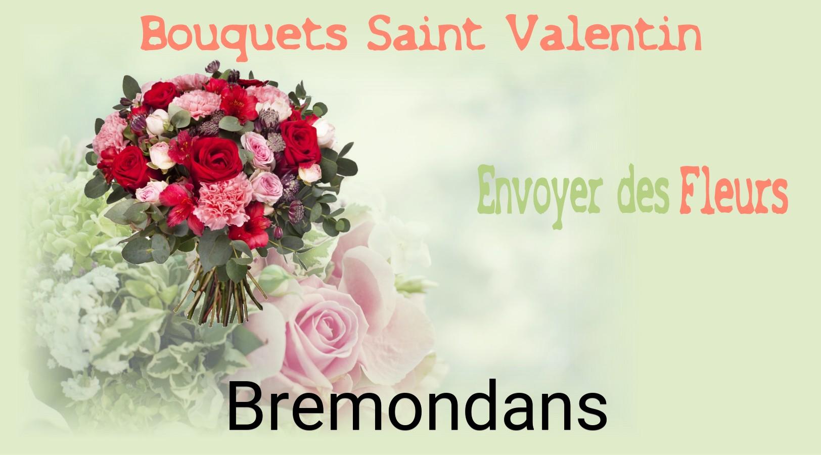 Roses de Saint-Valentin livrées à Bremondans